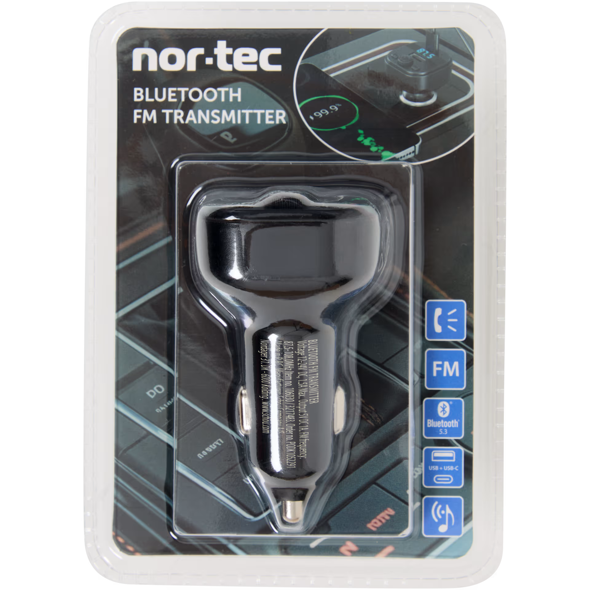 Bluetooth FM zender - BTFM