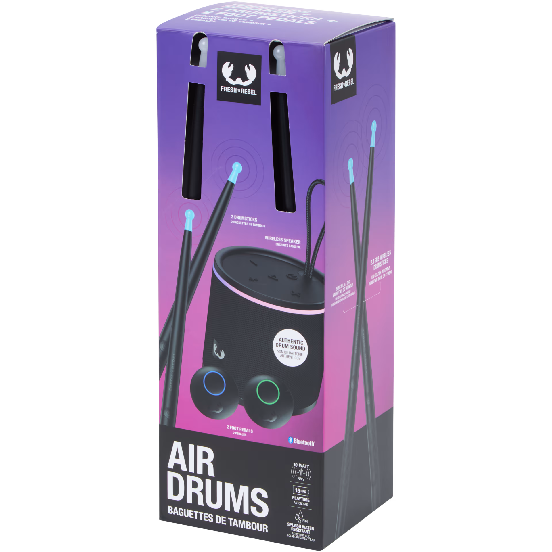 Draadloze Bluetooth drumsticks set Air Drums - BTDS