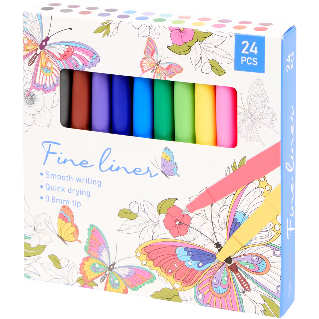 Fineliners (24 stuks) - FLIN