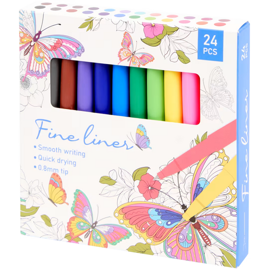 Fineliners (24 stuks) - FLIN