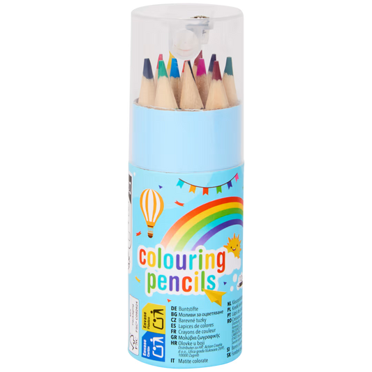 Mini-kleurpotloden (12 stuks) - MINI