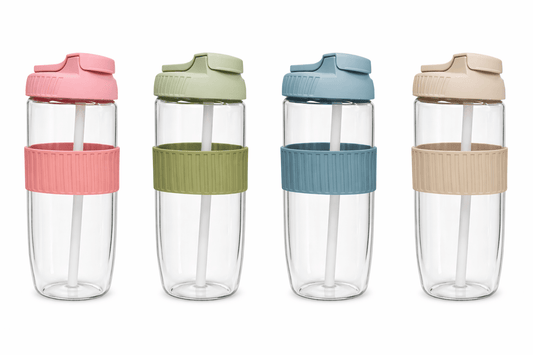 Jony Glazen Drinkfles - 500 ml - Shiptok.nl